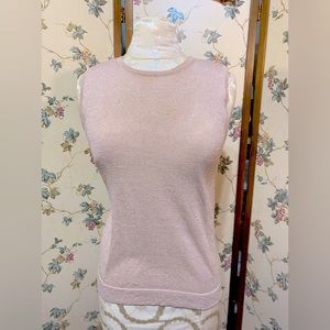 August Silk Knits shimmery pink top